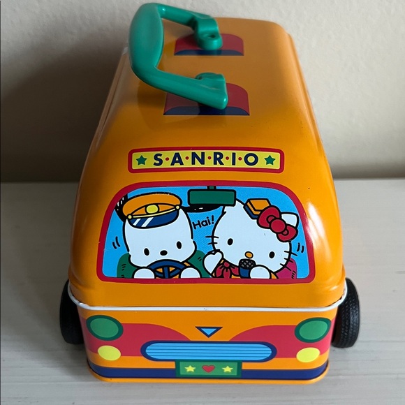 Rare 1996 Sanrio Tin Bus Purse with Handle - Picture 4 of 12